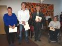 Cenou primátora boli ocenení : D. Lenčová, F. Pind Cenou primátora boli ocenení : D. Lenčová, F. Pind